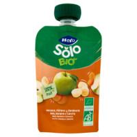 Hero Baby Solo, frutta frullata pouch mela banana e carota biologica