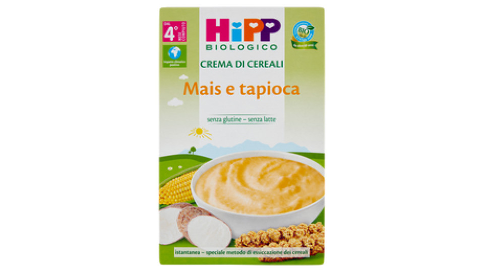 HiPP Biologico Crema di Cereali Mais e tapioca