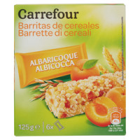 Carrefour Barrette ai cereali Cioccolato al Latte Uva Passa