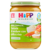 HiPP Biologico Pappa Completa Fantasia di verdure con pollo e riso