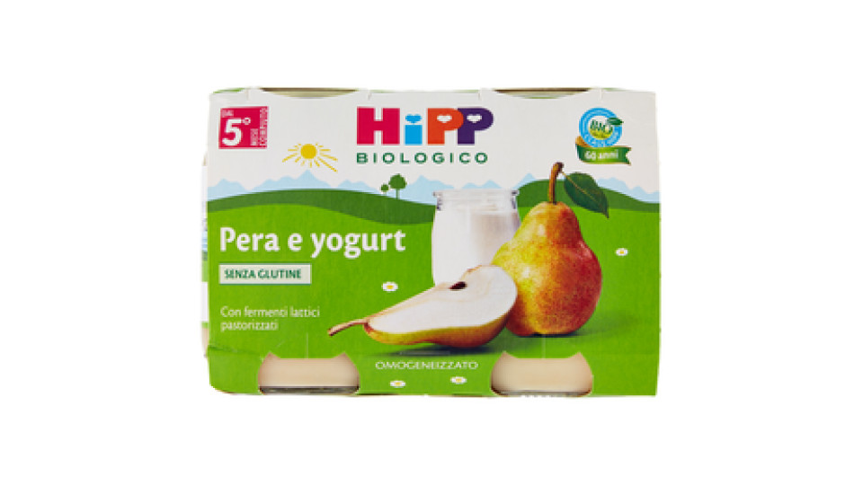 HiPP Biologico Pera e yogurt omogeneizzato