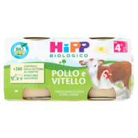 HiPP Biologico Pollo e vitello Omogeneizzato con Carne