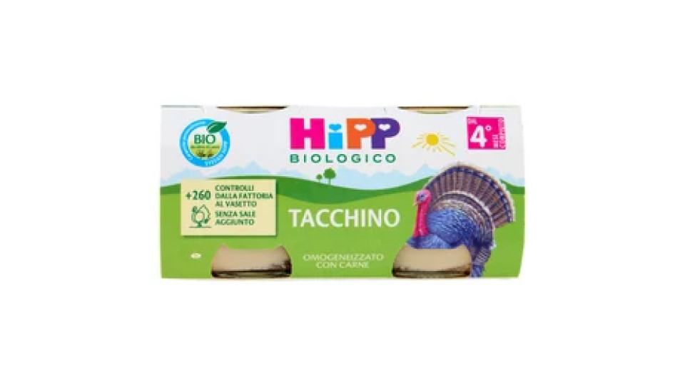 Hipp, omogeneizzato di tacchino biologico