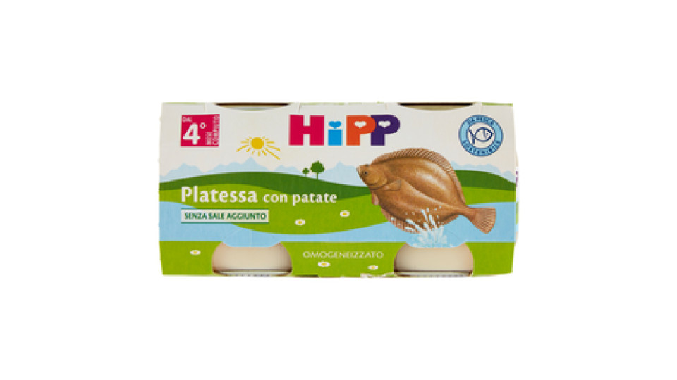 HiPP Platessa con patate Omogeneizzato