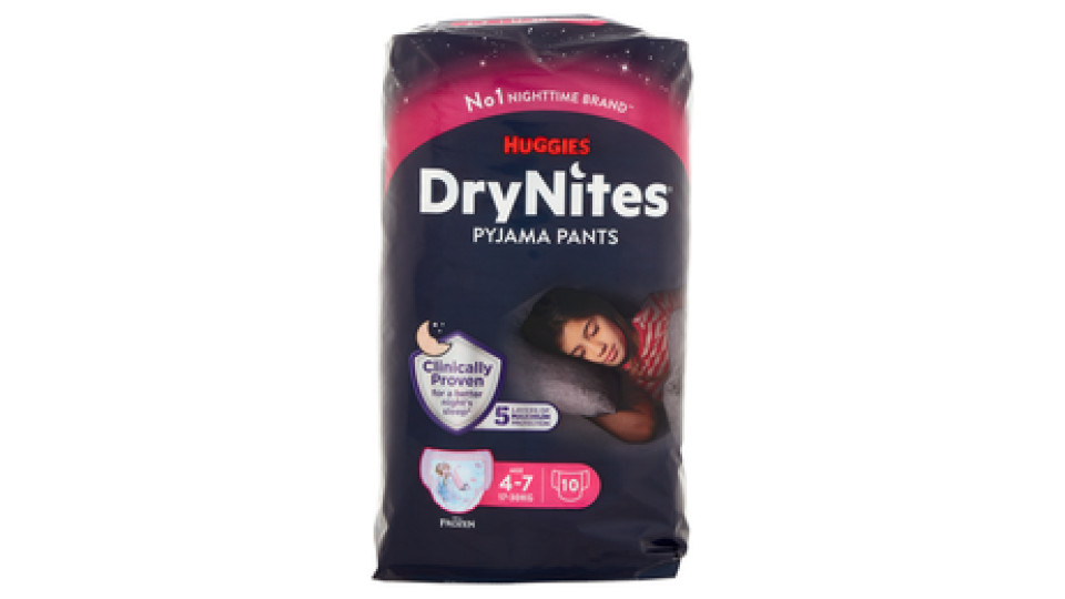 Huggies, DryNites Pyjama Pants maschio 3-5 anni (16-25 kg)