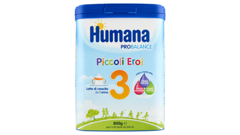 Humana, Piccoli Eroi 4 latte di crescita