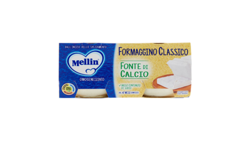 Mellin Formaggino Classico Omogeneizzato