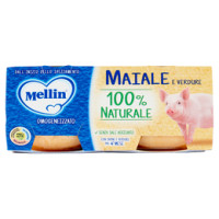 Mellin Maiale e verdure Omogeneizzato con Carne e Verdure