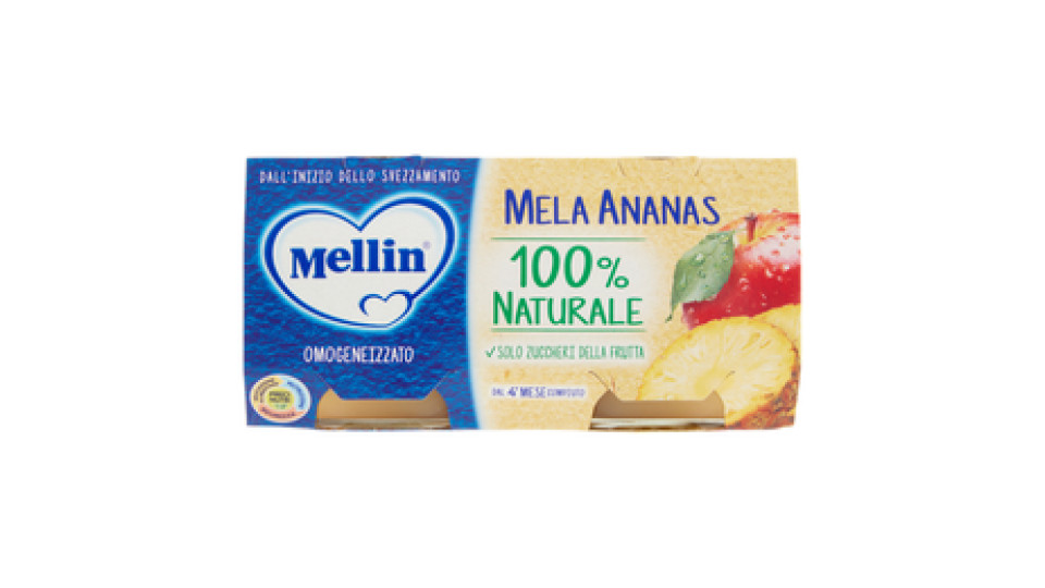 Mellin Mela Ananas omogeneizzato