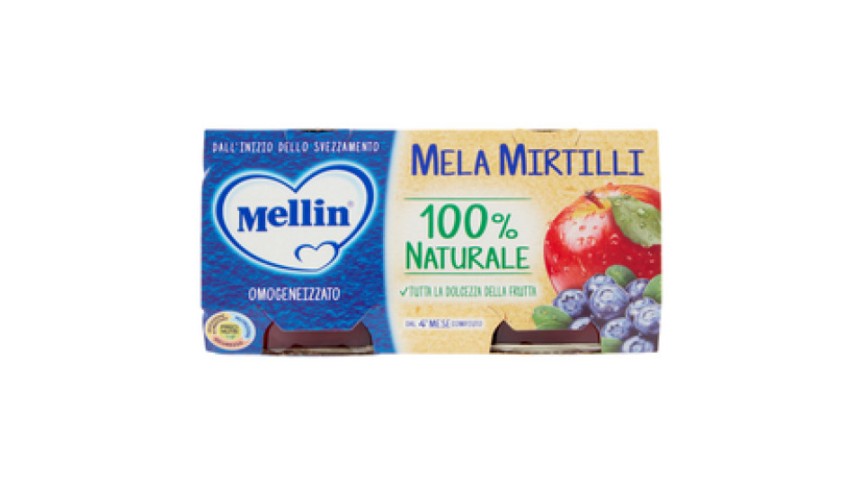 Mellin Mela Mirtilli omogeneizzato