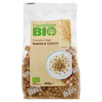Carrefour Bio Crunchy Crispy Avena e Cocco Biologico