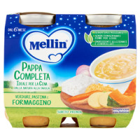 Mellin Pappa Completa Verdure, Pastina e Formaggino