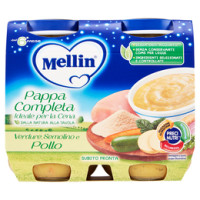 Mellin Pappa Completa Verdure, Semolino e Pollo