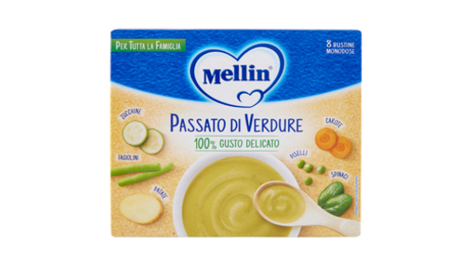 Mellin Passato di verdure 8 bustine monodose
