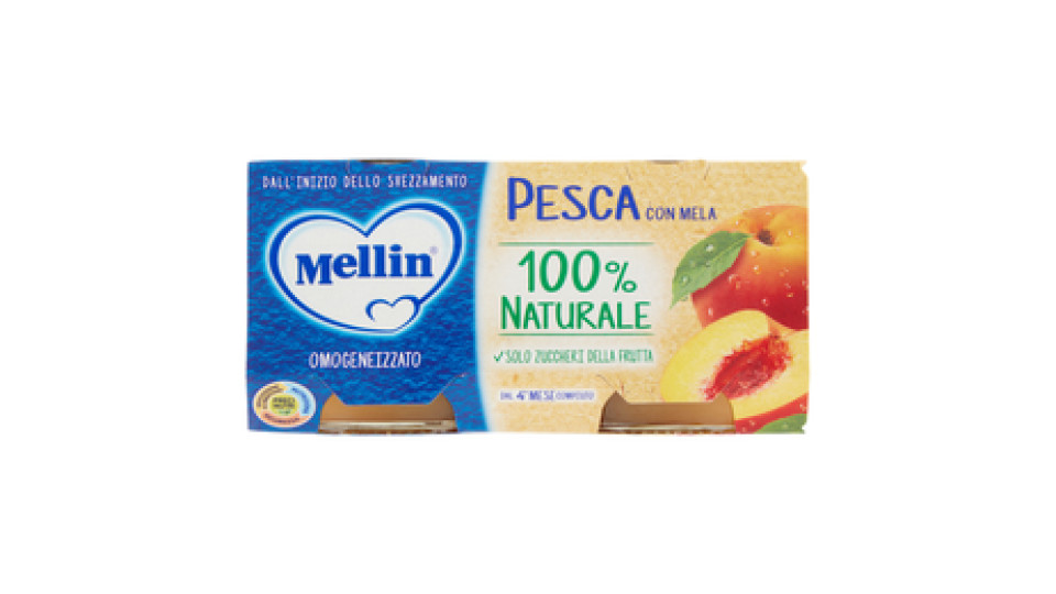 Mellin Pesca con mela omogeneizzato