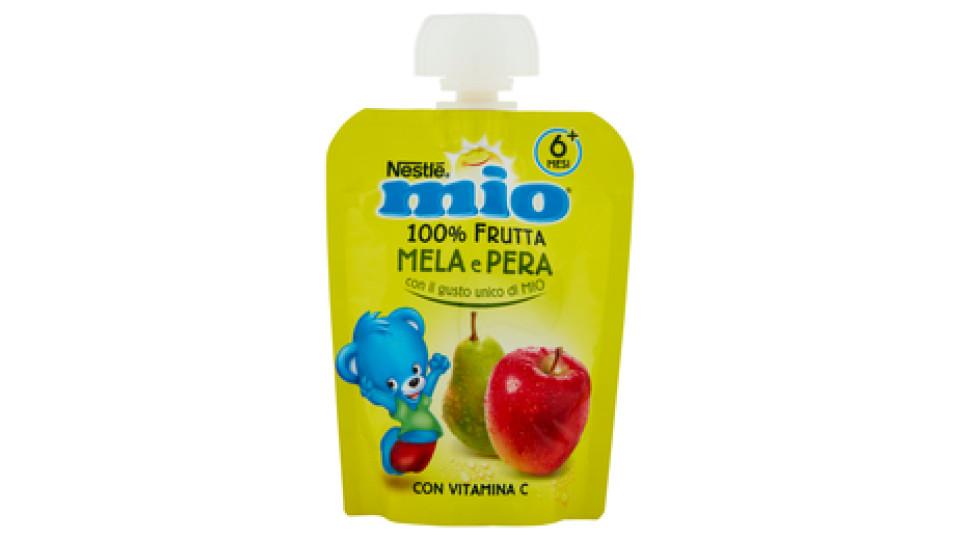 NESTLÉ MIO Yogurt Mela Pera Merenda da spremere pouch