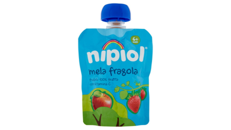 nipiol mela fragola frullato 100% frutta 85 g