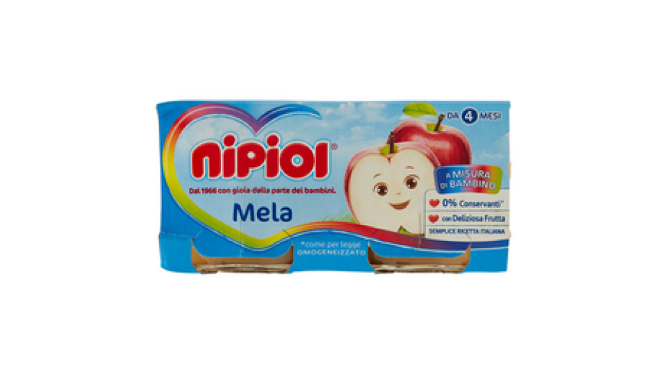 nipiol Mela Omogeneizzato 2 x 120 g