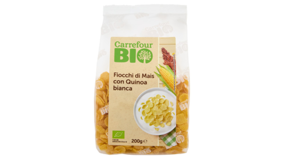 Carrefour Bio Fiocco di Mais con Quinoa bianca Biologico