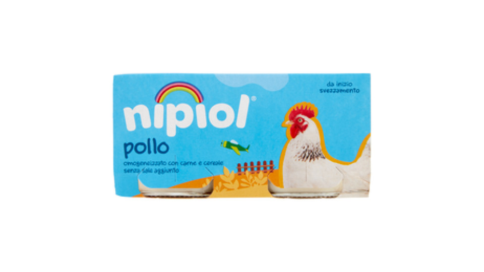 Nipiol Pollo Omogeneizzato con pollo e cereale