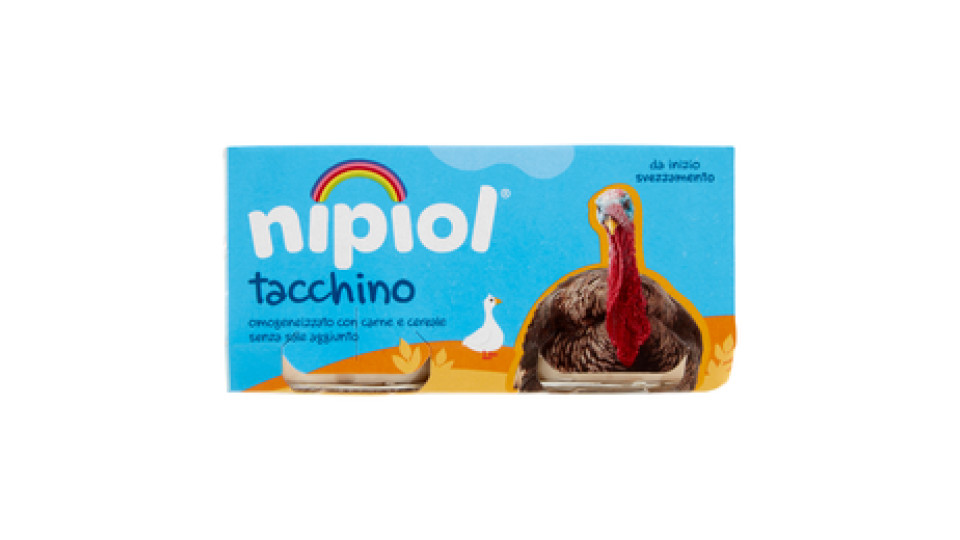 Nipiol Tacchino Omogeneizzato con tacchino e cereale