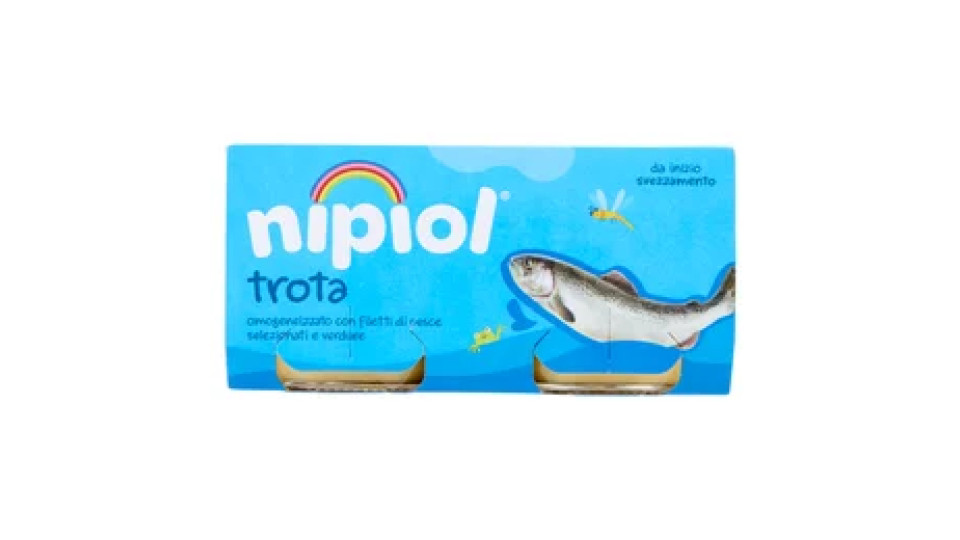 nipiol Trota con verdure Omogeneizzato