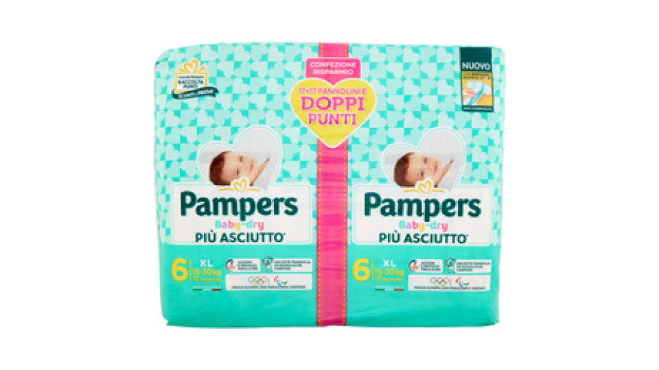 PANNOLINI BABY DRY XL