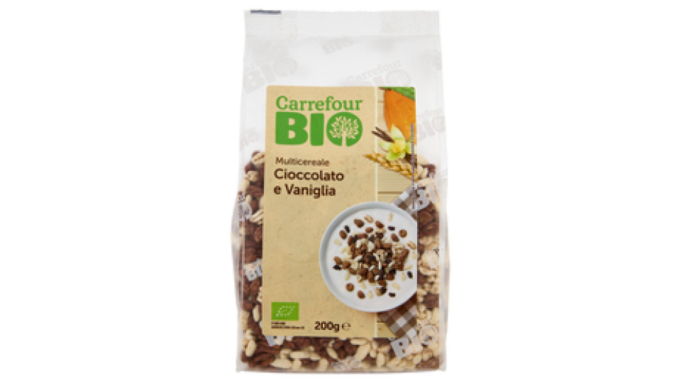Carrefour Bio Multicereale Cioccolato e Vaniglia Biologico