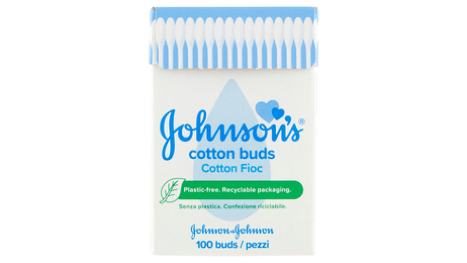 JOHNSON'S Baby, Cotton Fioc, 100% in Puro Cotone, per Tutta La Famiglia, 100pz