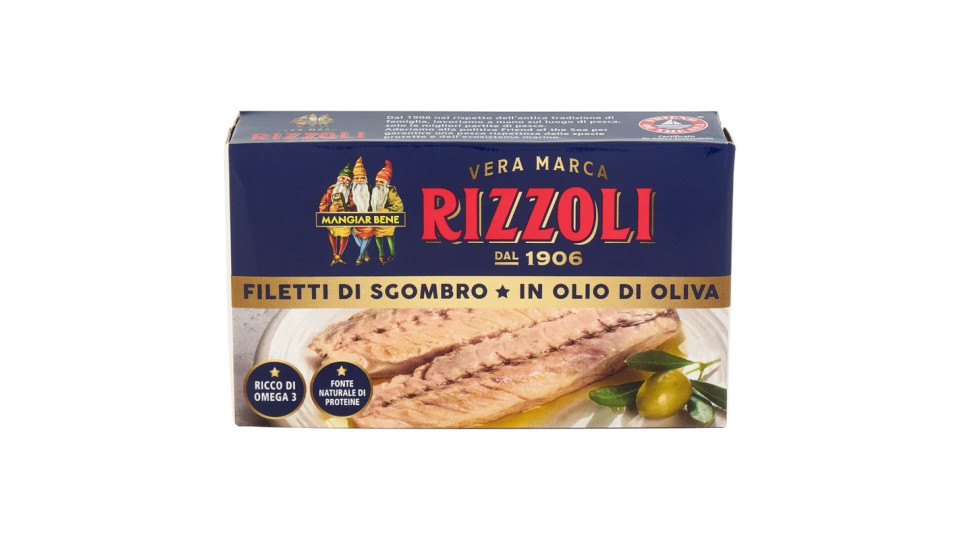 Rizzoli Filetti di sgombro in olio d'oliva