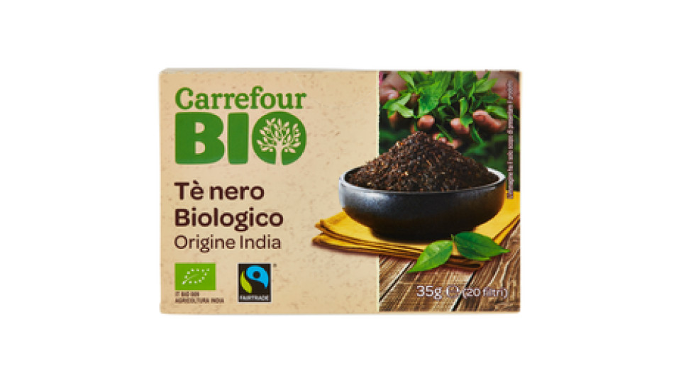Carrefour Bio Tè nero Biologico Origine India