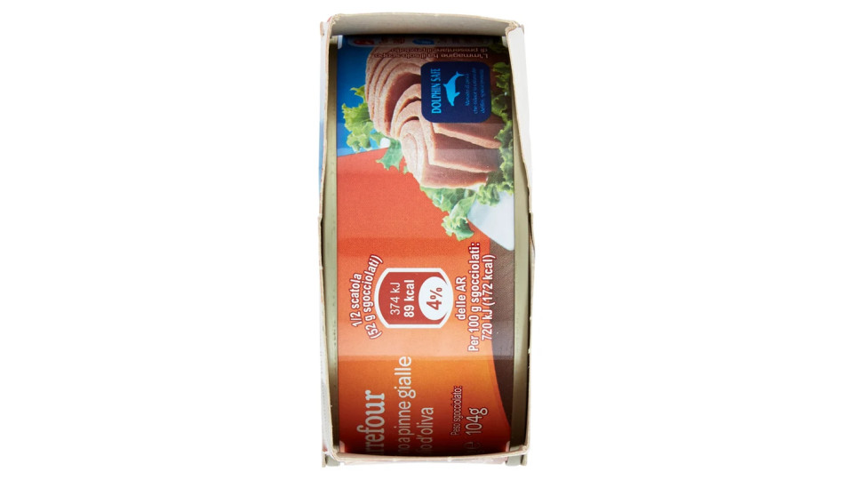 Carrefour Tonno a pinne gialle all'olio d'oliva