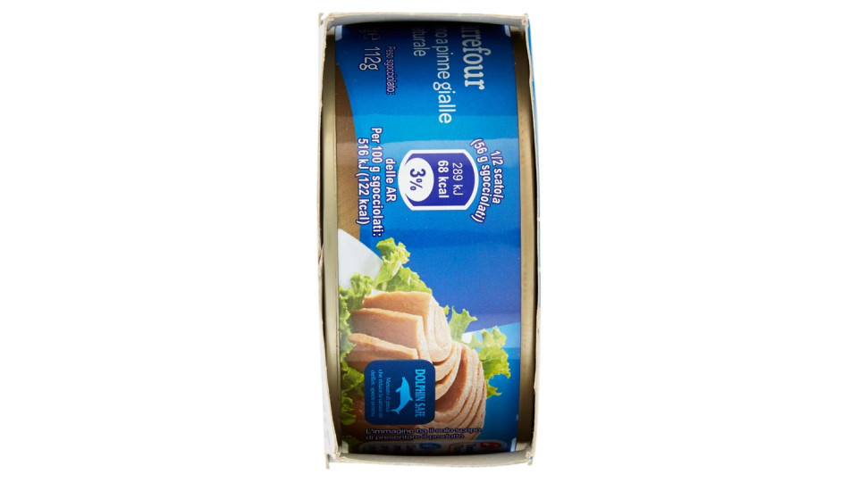 Carrefour Tonno a pinne gialle al naturale