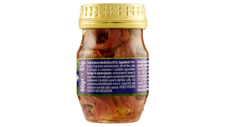Carrefour Filetti di alici in olio d'oliva