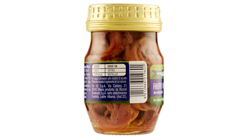 Carrefour Filetti di alici in olio d'oliva