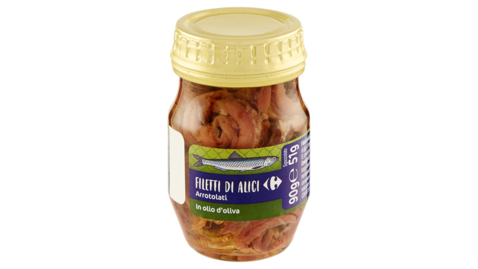 Carrefour Filetti di alici in olio d'oliva