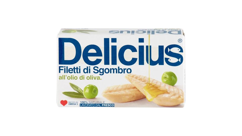 Delicius Filetti di Sgombro all'olio di oliva