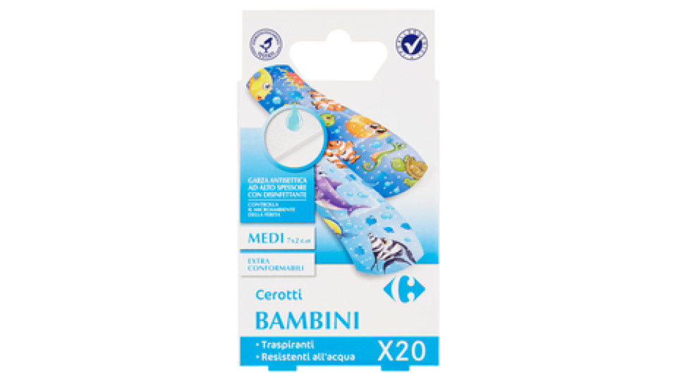 Carrefour Bambini Cerotti Medi 7x2 cm