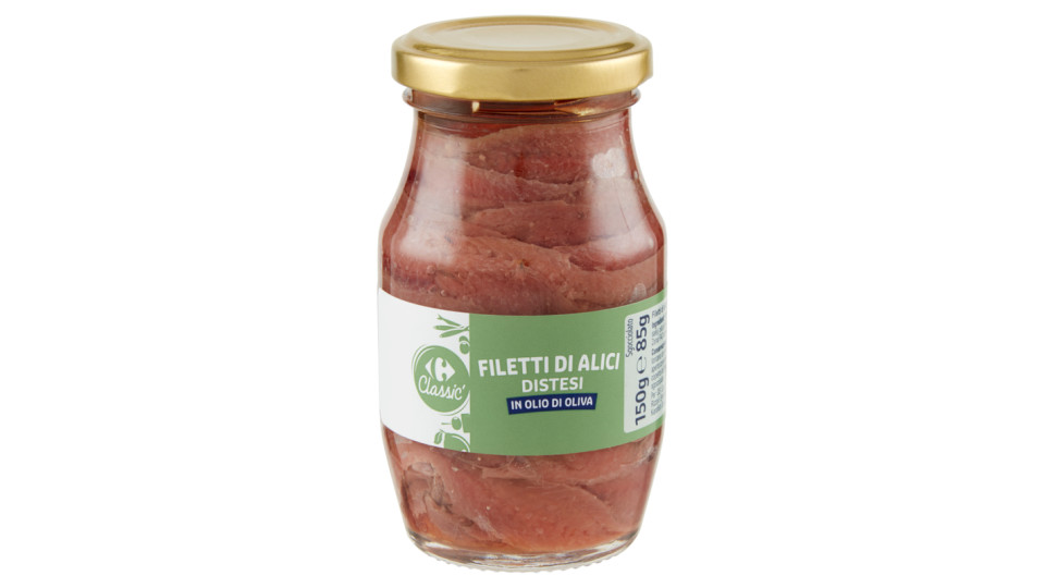 Carrefour Filetti di alici in olio d'oliva