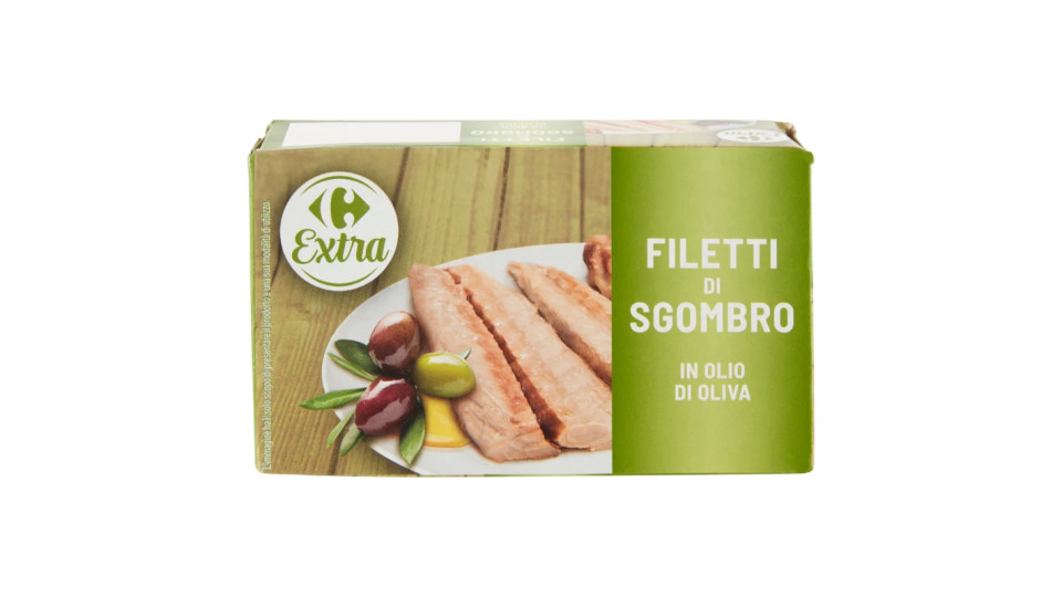 Carrefour Filetti di sgombro in olio di oliva