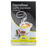 Carrefour Caffè espresso in capsule Cremoso