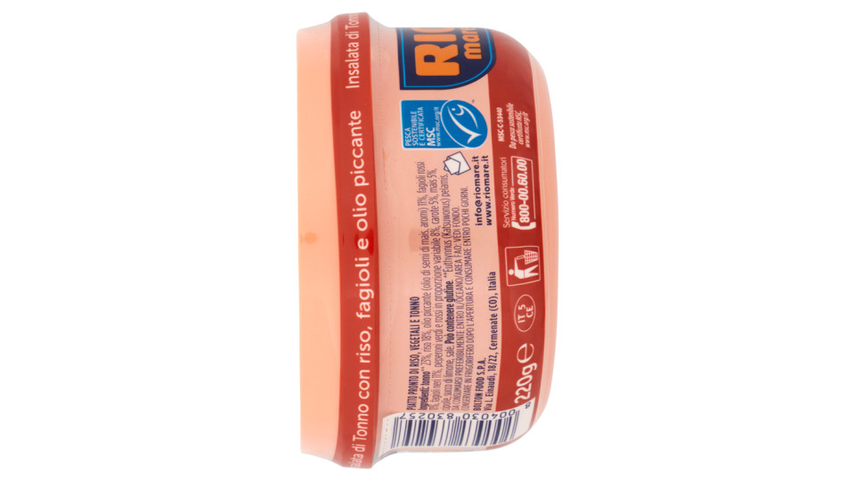 Rio mare Insalatissime Riso Piccante con Fagioli Rossi e Neri e Olio Piccante