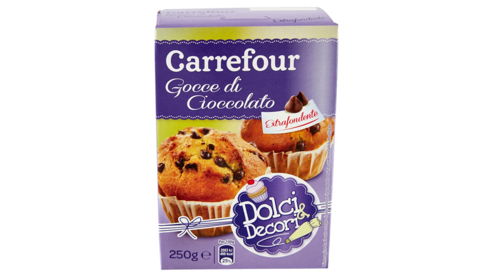 Carrefour Dolci & Decori Gocce di Cioccolato Extrafondente