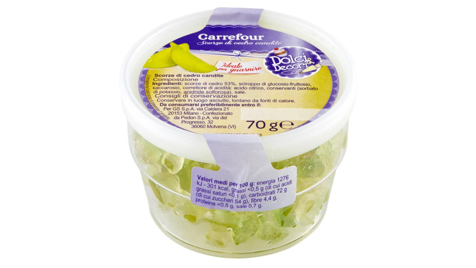 Carrefour Dolci & Decori Scorze di cedro candite