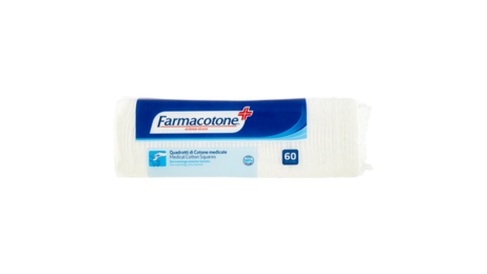 Farmacotone Quadrotti di Cotone medicale 75x75mm