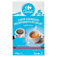 Carrefour Caffè espresso Decaffeinato in capsule Cremoso