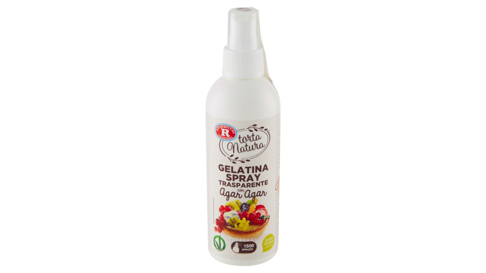F.lli Rebecchi Valtrebbia torta Natura Gelatina Spray Trasparente con Agar Agar