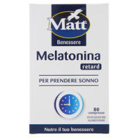 Matt&diet Benessere Melatonina Retard 80 Compresse