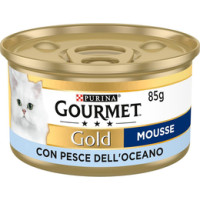 PURINA GOURMET Gold Gatto Mousse con pesce dell'oceano lattina