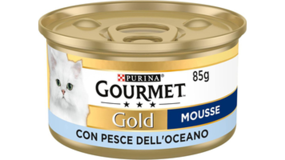Gourmet Gold, Cibo per Gatti, Mousse con Pesce